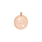 PENDENTE GRANDE IN BRONZO CON INIZIALE INCISA BWRPRE05