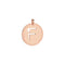 PENDENTE GRANDE IN BRONZO CON INIZIALE INCISA BWRPRF06