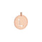 PENDENTE GRANDE IN BRONZO CON INIZIALE INCISA BWRPRL12