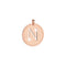 PENDENTE GRANDE IN BRONZO CON INIZIALE INCISA BWRPRN14