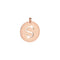 PENDENTE GRANDE IN BRONZO CON INIZIALE INCISA BWRPRS19