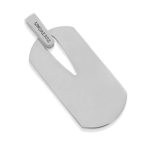 PENDENTE TARGA MILITARE ARGENTATA 2539