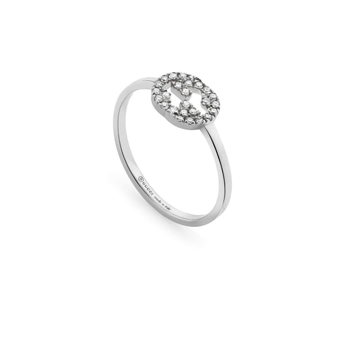 Ring in 18kt white gold and diamonds YBC729412003
