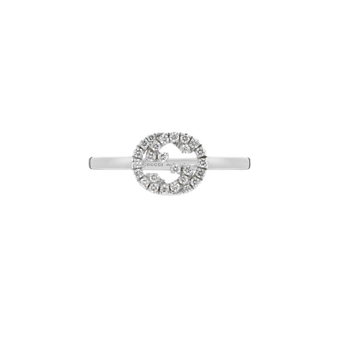 Ring in 18kt white gold and diamonds YBC729412003