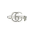 Ring in sterling silver with Double G YBC627760002