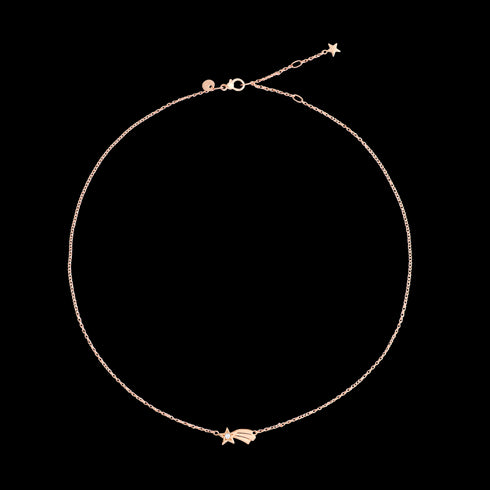 ROSE GOLD & DIAMOND SHOOTING STAR NECKLACE DCC4004XSTARDB09R