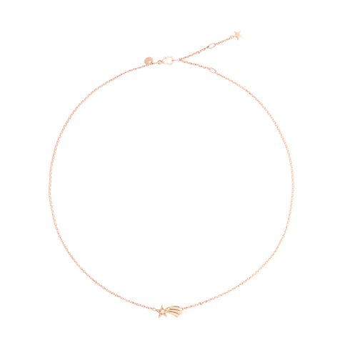 ROSE GOLD & DIAMOND SHOOTING STAR NECKLACE DCC4004XSTARDB09R