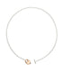 ROSE GOLD & SILVER HEART NECKLACE DCC5001HEART0009A