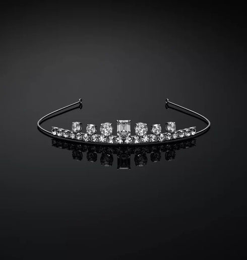 TIARA CON ZIRCONI BIANCHI J19AWJ06