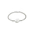 Trademark Bracelet in sterling silver with Gucci trademark charm YBA779169001