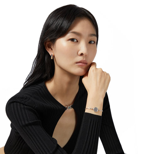 Trademark Bracelet in sterling silver with Gucci trademark charm YBA779169001