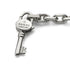 Trademark Bracelet in sterling silver with key motif and Gucci trademark detail YBA796345001