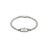 Trademark Bracelet in sterling silver with oval tag, tag 20 mm YBA797152001