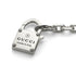 Trademark Bracelet in sterling silver with padlock motif and Gucci trademark detail YBA796341001