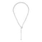 Trademark Lariat necklace in sterling silver with heart motif YBB796347001
