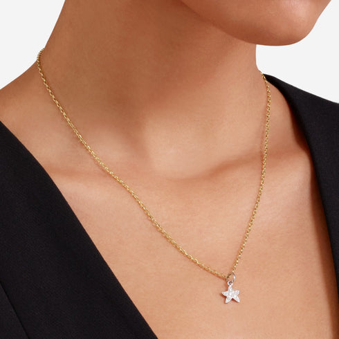 YELLOW GOLD ESSENTIALS NECKLACE DCC5003CHAIN0009G
